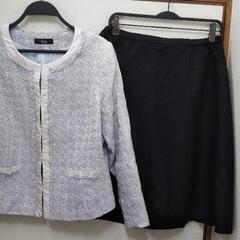 【smileland ニッセン】レディース スーツ ジャケット  & スカート     LLの画像