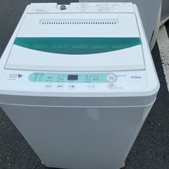 福岡市内配送設置無料　ヤマダ電機オリジナル　全自動電気洗濯機　(4.5kg) HerbRelax YWM-T45A1(W