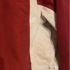 ノースフェイス　Hyvent レッド　の画像