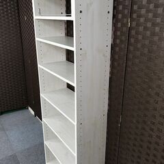 【新品】　天井つっぱり書棚 幅60㎝oak【アウトレット】の画像