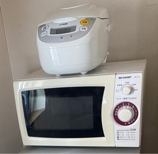 【決まりました】2点セット　炊飯器　電子レンジ