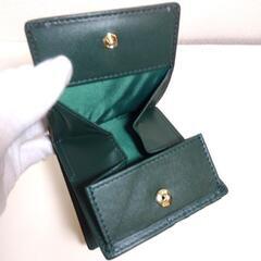 ■商談中■未使用【GRAV】マネークリップ メンズ カードケース 財布 二つ折り 札入れ ICカードポケット 隠しポケット付き グリーンの画像