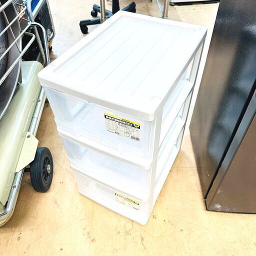 【引取限定・お買得品】チェスト 多段式連結収納BOX 家具 3段 プラスチック