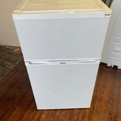 配送可能　ハイアール 91L 2ドア冷蔵庫（直冷式）ホワイトHaier JR-N91J(W)