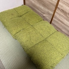 座椅子　緑色　譲りますの画像