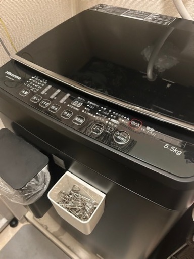 ハイセンス　洗濯機　5.5kg HW-G55E7KK