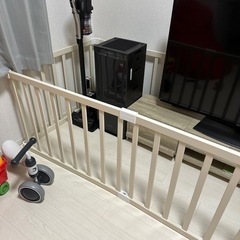 木製ベビーサークル 8枚(1セット)[ベビーサークル フロアマット セーフティグッズ]の画像