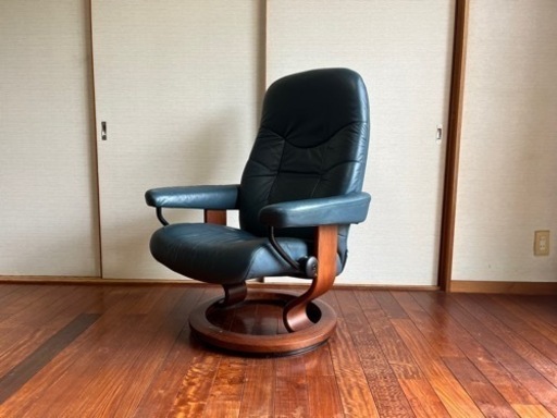 【北欧ブランド】エコーネスEKORNES リクライニングチェア（オットマン付き）