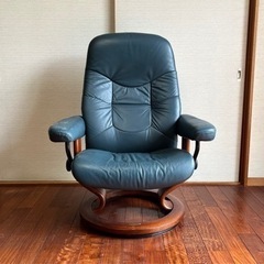 北欧ブランド】エコーネスEKORNES リクライニングチェア（オットマン付き）