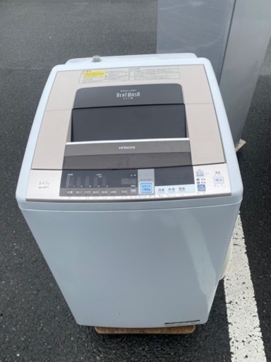 福岡市内配送設置無料　日立 HITACHI BW-D8TV W [ビートウォッシュ たて型洗濯乾燥機（8.0kg） 自動お掃除搭載 プラチナホワイト]