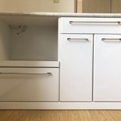 食器棚　家電用引き出し付き