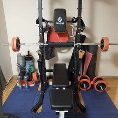 WASAI 筋肉チンニング + ベンチー + ダンベルのプールセット