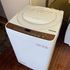 福岡市内配送設置無料　 Sharp ES-T712-T 2020年製 洗濯機 7.0kg - 生活家電