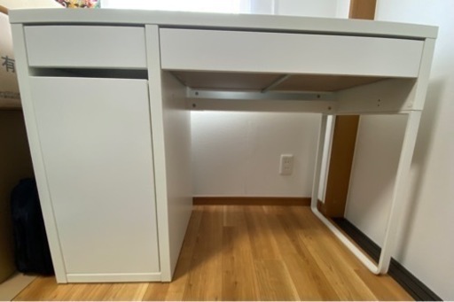 【お引き渡し先決定しました】IKEA MICKE  ミッケ　ホワイト　デスクワーク　PCデスク