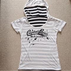 リバーシブル　パーカーTシャツ