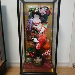 【取りに来ていただける方】羽子板　藤娘