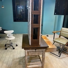 自作の美容室セット面 2面