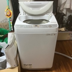 洗濯機　2019年製　SHARP ES-GE6Cの画像