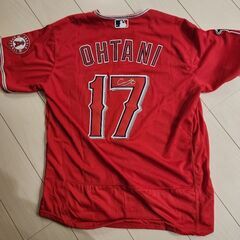 ☆正規品現地購入☆大谷翔平 エンジェルス サイン入りレプリカユニフォームの画像