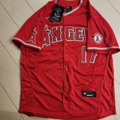☆正規品現地購入☆大谷翔平 エンジェルス サイン入りレプリカユニフォームの画像