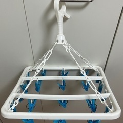 1年間使った物干し竿+1年半使った洗濯挟みの画像