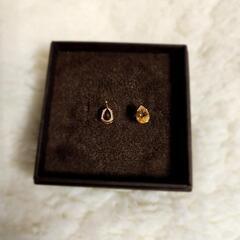 〈新品〉シトリンピアスK10ygの画像