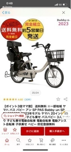 ヤマハ PAS Babby un SP 2023