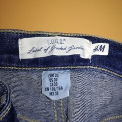 H＆M  L.O.G.G カジュアルなGパン　170/76A　スリムデニムの画像