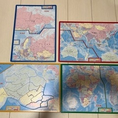 ピクチュアパズル世界地図の画像