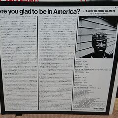 レコード￥500 JamesUlmer Are You Glad To Be In Americaの画像