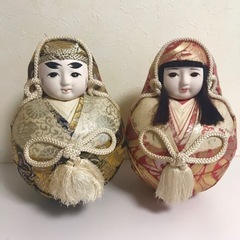 ひな祭り　だるま　おびな　めびな　ひなだるま