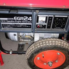 公共事業売払品　発電機　新ダイワ　EGR24 　※投光器、スタン...
