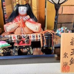 ☆無料0円 かわいいひな人形　ケース入り　おひな祭りの画像
