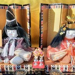 ☆無料0円 かわいいひな人形　ケース入り　おひな祭りの画像