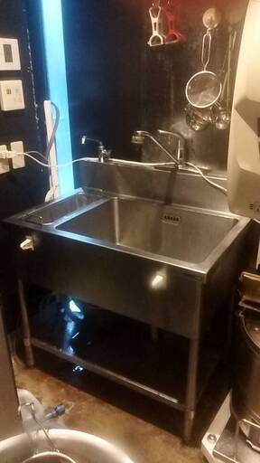 マルゼン　一槽シンク　シンクのみ　高950×幅900×奥600