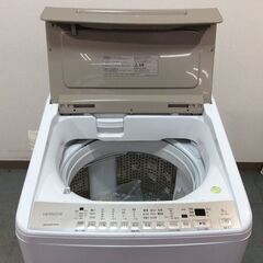 (3/3受渡済)YJT8265【HITACHI/日立 8.0㎏洗濯機】美品 2022年製 ビートウォッシュ BW-V80G 家電 洗濯 乾燥付