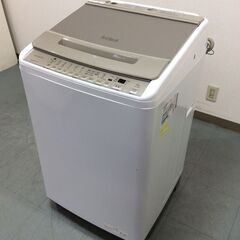 (3/3受渡済)YJT8265【HITACHI/日立 8.0㎏洗濯機】美品 2022年製 ビートウォッシュ BW-V80G 家電 洗濯 乾燥付