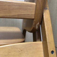 木製ワンタッチハイチェア ベビーチェア 大和屋の画像