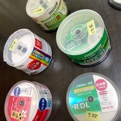 DVD/CD 未使用ディスク116枚/26枚の画像