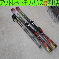 KAZAMA ROCKER 152cm スキー3点セット Winter high 黒系 スキー