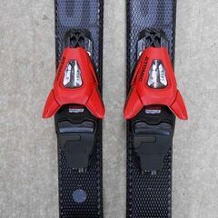 ATOMIC RED STER JX スキー 140cm 3点セット ストック付き 赤系