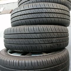 バリ山・美品・165/55R14 スズキ純正アルミ 国産GOODYEAR 2021年製 4本