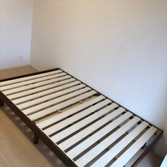 すのこ　セミダブル・折りたたみ収納可・高さ調整可