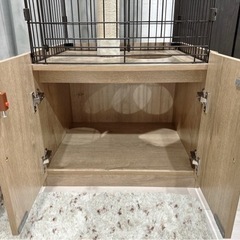 アイリスオーヤマ キャットタワー ケージ・収納付  スリムタイプの画像