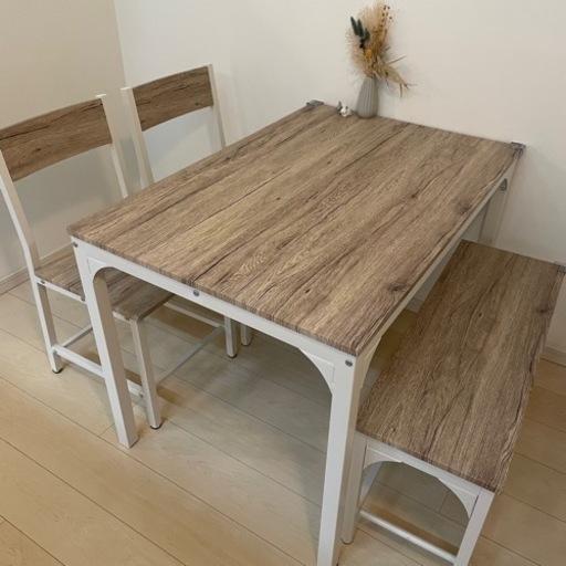 【美品】 ニトリ ダイニング4点セット