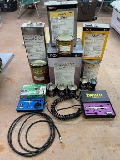 エアブラシ本体　塗料セット