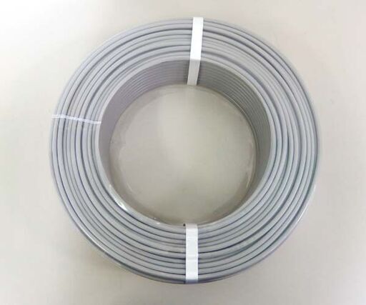 YAZAKI VVFケーブル 2芯×2.0mm 100m 灰 VVF 2×2.0 概算11kg 23年4月製造 配電用電線 矢崎エナジーシステム 札幌市 屯田店