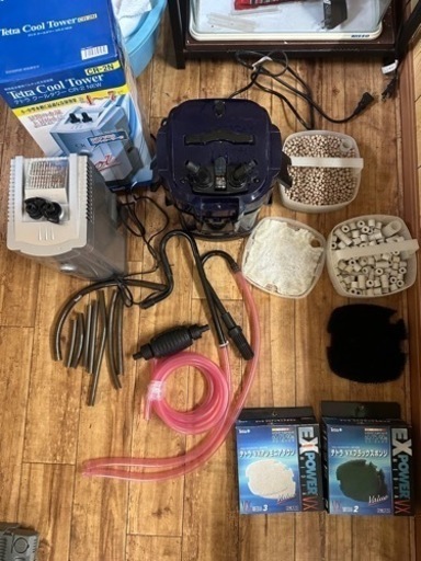 お取引中　熱帯魚　外部フィルター　クーラー　引退品①