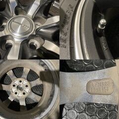 【GOODYEAR EfficientGrip 195/65R15】夏タイヤ【Lofida XT7 15インチ 6.5J5HPCD100+40】バリ溝 トヨタ純正ナット必須 プリウス MTJ484クレジットカード QRコード決済可能の画像