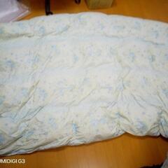 シングル　敷布団　190cmX100cmX5cm　掛布団190cmX120cmX3cmの画像